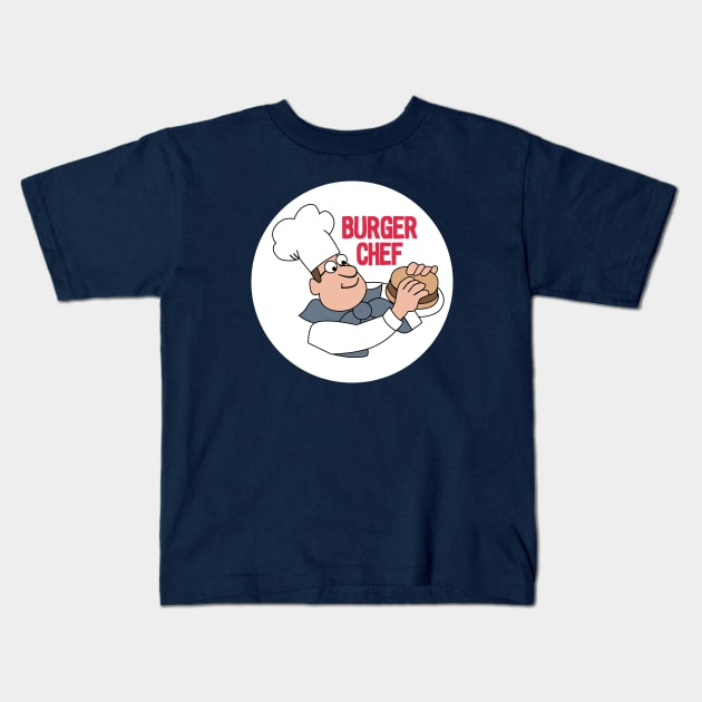 Burger Chef Burger Chef Vintage Restaurant Kids T-Shirt by carcinojen